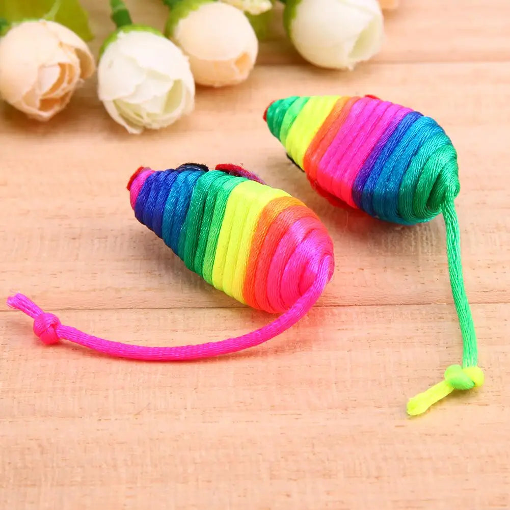 5/10 Pcs False Mouse Cat Toys Interactive Fake Mouse Catnip Cat Training Toy Colorful Rope Winding Cat Squeaky Toys Pet Supplies