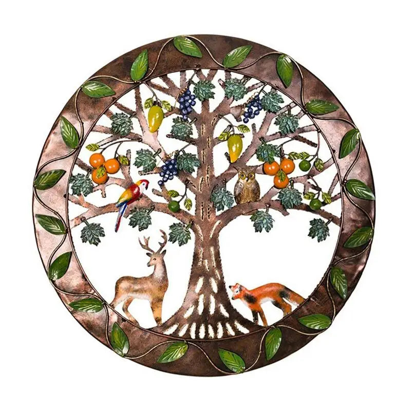 Wall Decor Tree Metal Creative and Meaningful Family Roots Wall Art Eden Tree Wall Plaque for the Wall of Dining Room Bedroom