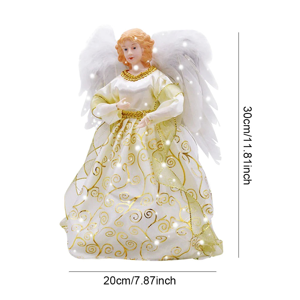 Angel Ornaments For Christmas Tree Top Gold Angel Christmas Tree Topper