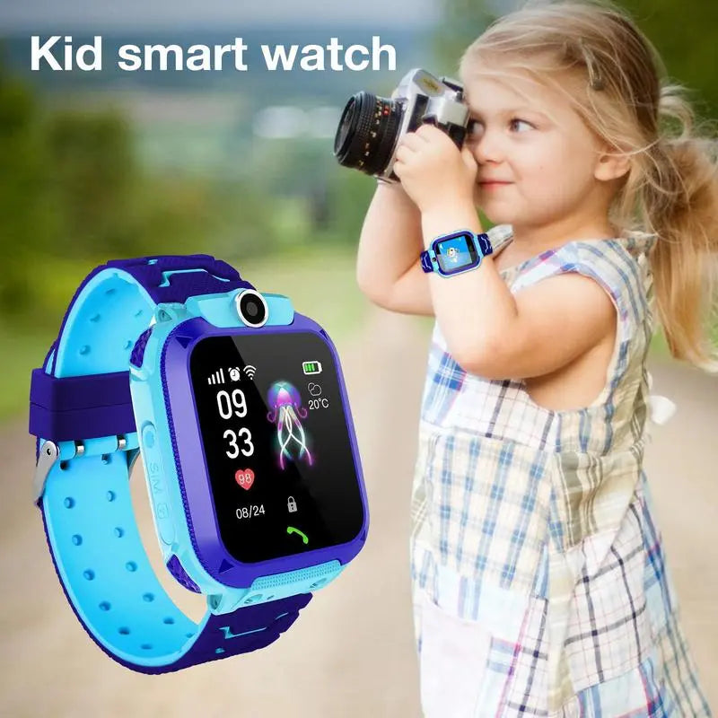 Kids Smartwatch Voice Call GPS HD Touch Screen Camera