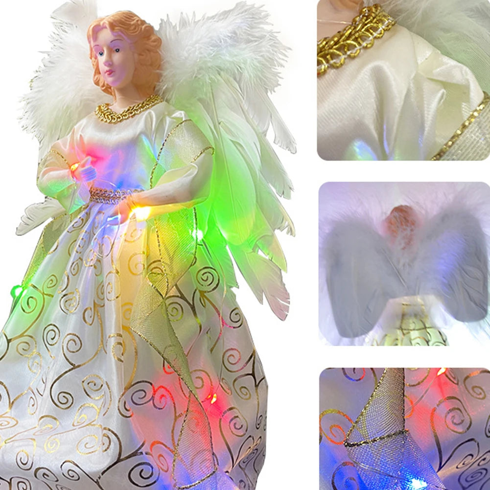 Angel Ornaments For Christmas Tree Top Gold Angel Christmas Tree Topper