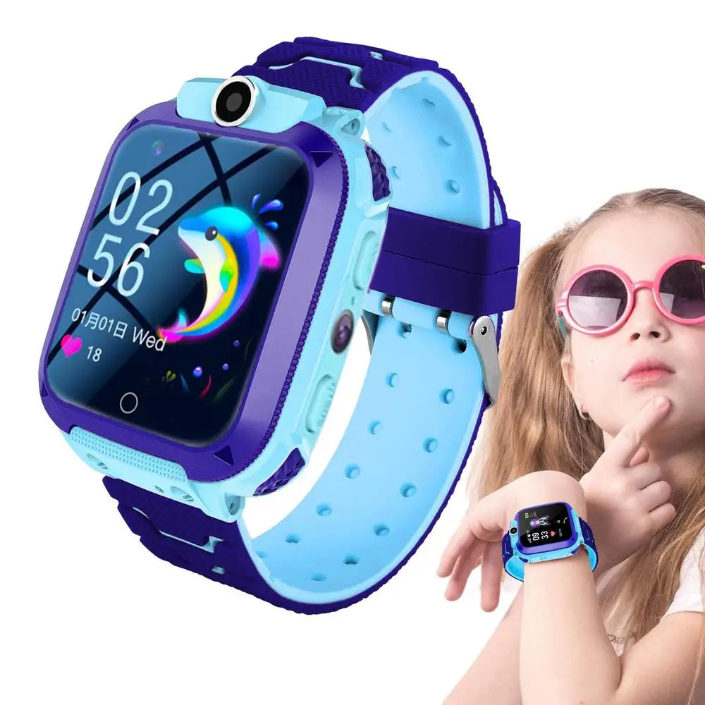 Kids Smartwatch Voice Call GPS HD Touch Screen Camera